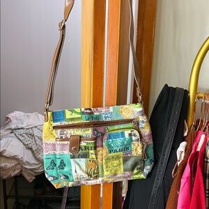 Colorful Patchwork Shoulder Bag